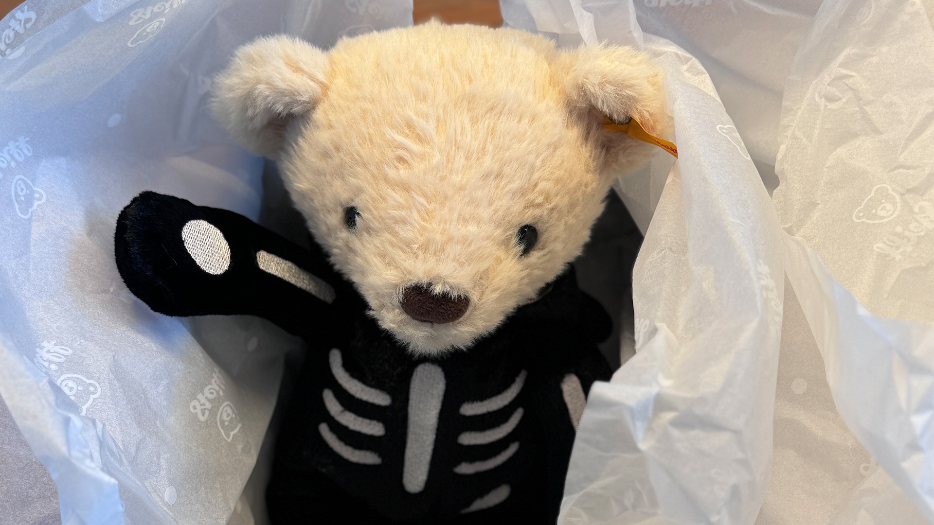 Steiff Mr. Bones Halloween 2024 Teddy Teddybär